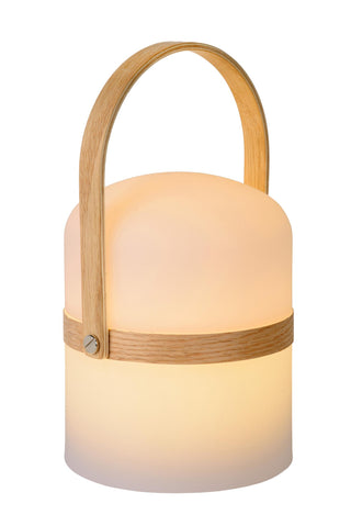 JOE - Rechargeable table lamp Indoor/Outdoor - Battery - Ø 14.5 cm - LED Dimmable - 1x3W 3000K - IP44 - White