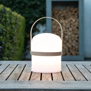 JOE - Rechargeable table lamp Indoor/Outdoor - Battery - Ø 14.5 cm - LED Dimmable - 1x3W 3000K - IP44 - White