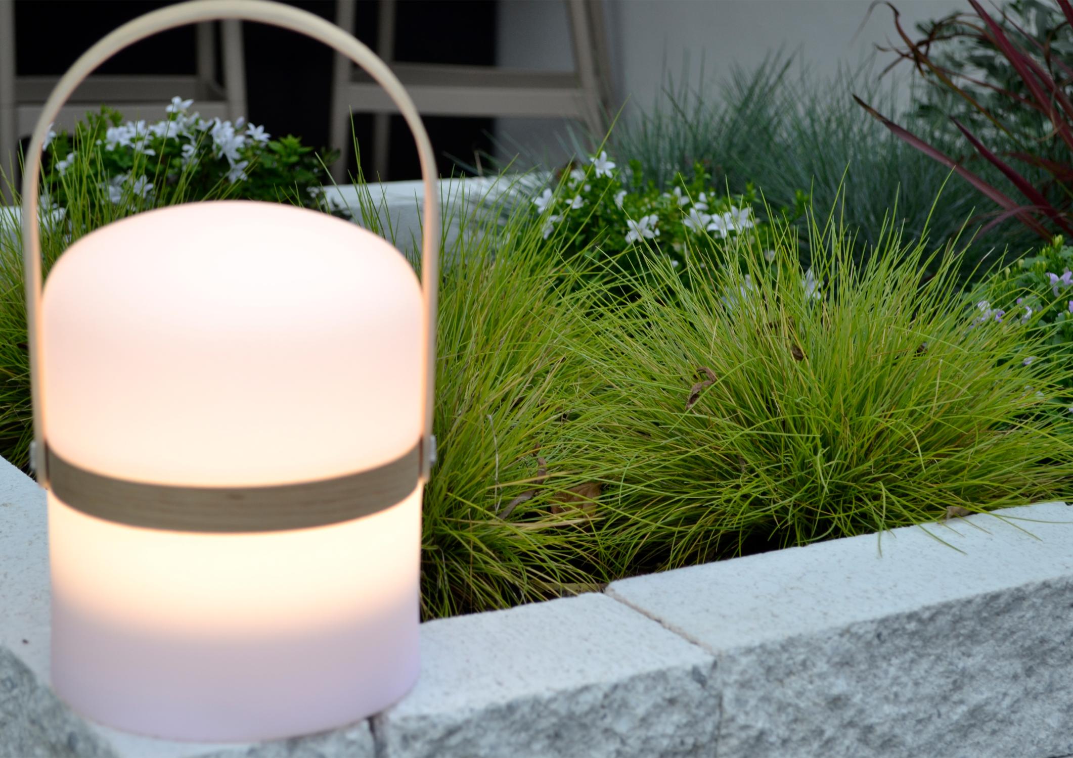 JOE - Rechargeable table lamp Indoor/Outdoor - Battery - Ø 14.5 cm - LED Dimmable - 1x3W 3000K - IP44 - White
