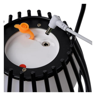 FJARA - Lampe de table rechargeable Intérieur/Extérieur - Batterie/Pile - Ø 17,5 cm - LED Dim to warm - 1x0,3W 3000K - IP44 - Noir