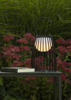 FJARA - Lampe de table rechargeable Intérieur/Extérieur - Batterie/Pile - Ø 17,5 cm - LED Dim to warm - 1x0,3W 3000K - IP44 - Noir