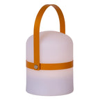 LITTLE JOE - Oplaadbare Tafellamp Binnen/Buiten - Accu/Batterij - Ø 10 cm - LED Dimb. - 1x0,3W 3000K - IP44 - Bruin