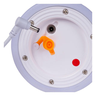 LITTLE JOE - Oplaadbare Tafellamp Binnen/Buiten - Accu/Batterij - Ø 10 cm - LED Dimb. - 1x0,3W 3000K - IP44 - Bruin