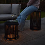 PINGI - Rechargeable floor lamp Indoor/Outdoor - Battery - Ø 33.5 cm - LED 3 StepDim - 1x3W 3000K - IP44 - Black