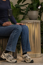 PINGI - Rechargeable floor lamp Indoor/Outdoor - Battery - Ø 33.5 cm - LED 3 StepDim - 1x3W 3000K - IP44 - Black