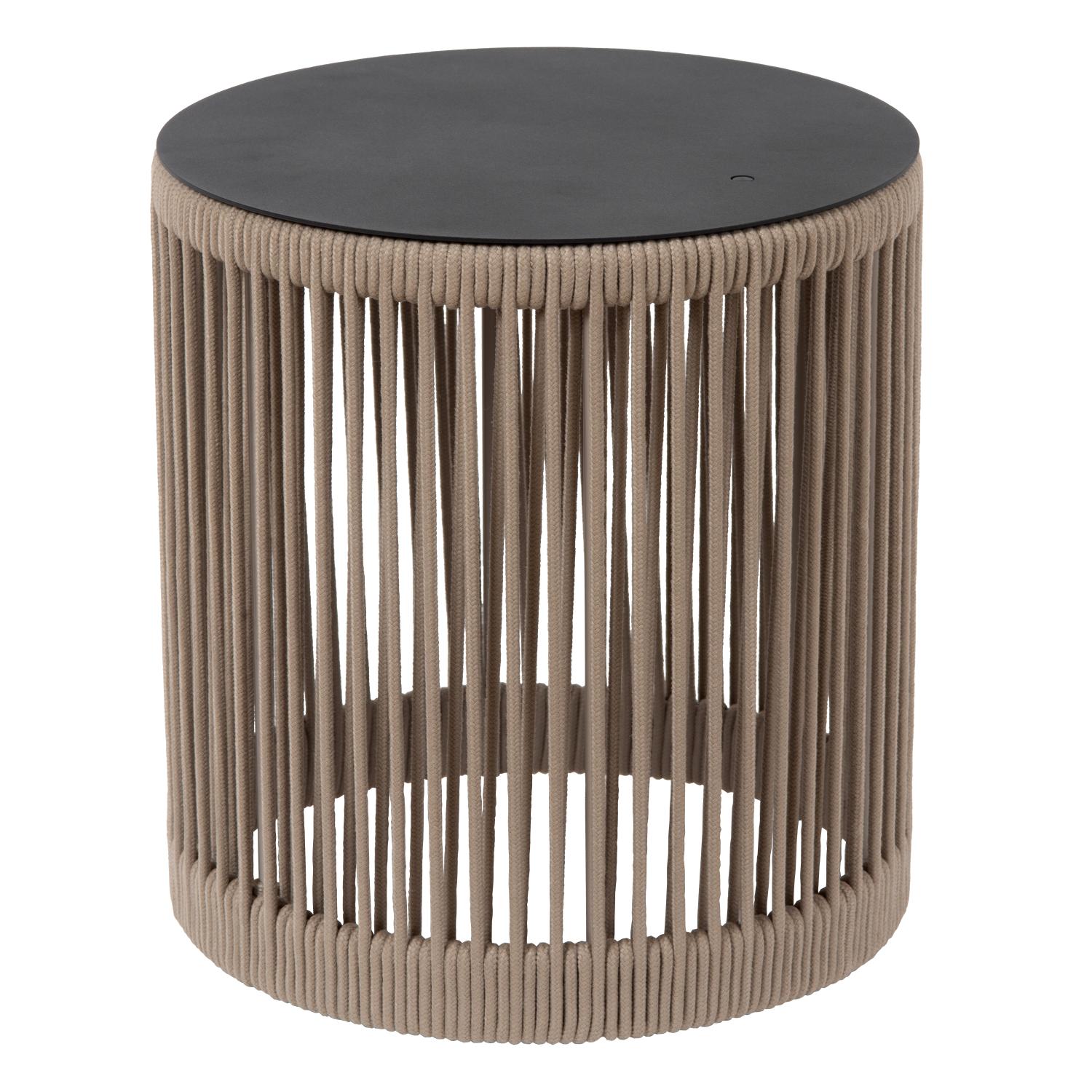 PINGI - Oplaadbare Vloerlamp Binnen/Buiten - Accu/Batterij - Ø 33,5 cm - LED 3 StepDim - 1x3W 3000K - IP44 - Taupe