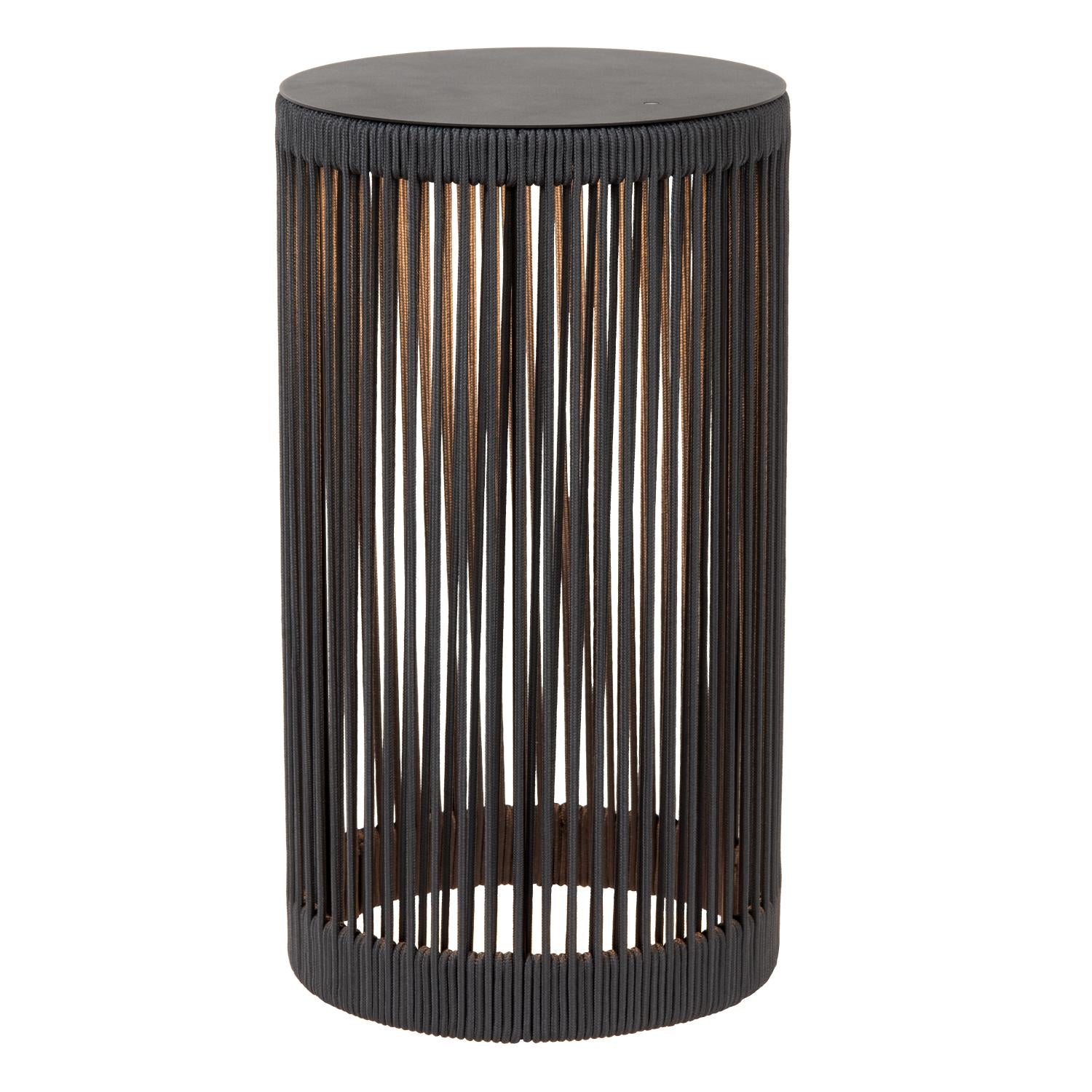 PINGI - Oplaadbare Vloerlamp Binnen/Buiten - Accu/Batterij - Ø 33,5 cm - LED 3 StepDim - 1x3W 3000K - IP44 - Zwart