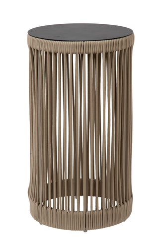 PINGI - Oplaadbare Vloerlamp Binnen/Buiten - Accu/Batterij - Ø 33,5 cm - LED 3 StepDim - 1x3W 3000K - IP44 - Taupe