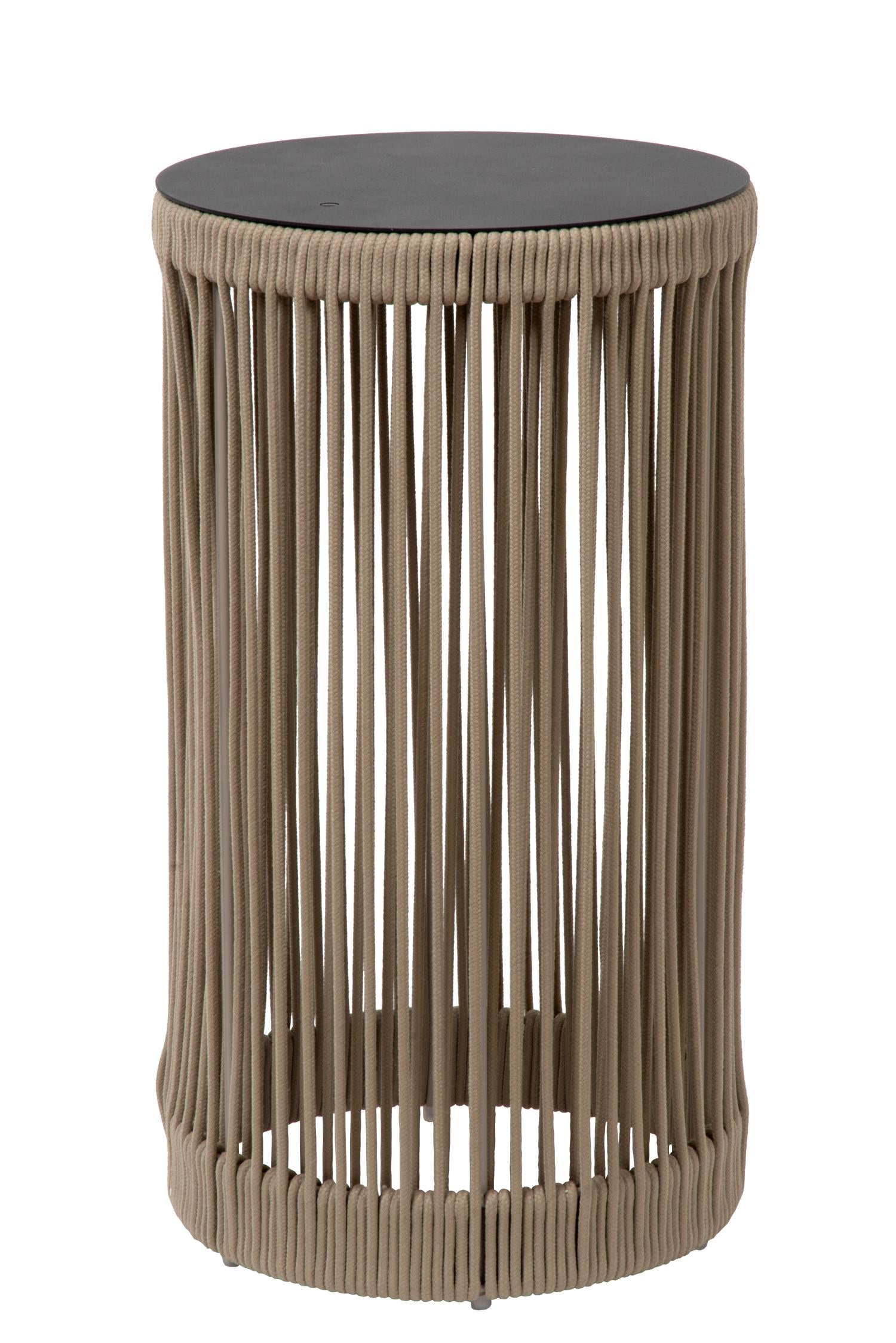PINGI - Oplaadbare Vloerlamp Binnen/Buiten - Accu/Batterij - Ø 33,5 cm - LED 3 StepDim - 1x3W 3000K - IP44 - Taupe