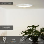 TENDO-LED - Plafonnier - LED - 1x18W 3000K - Blanc