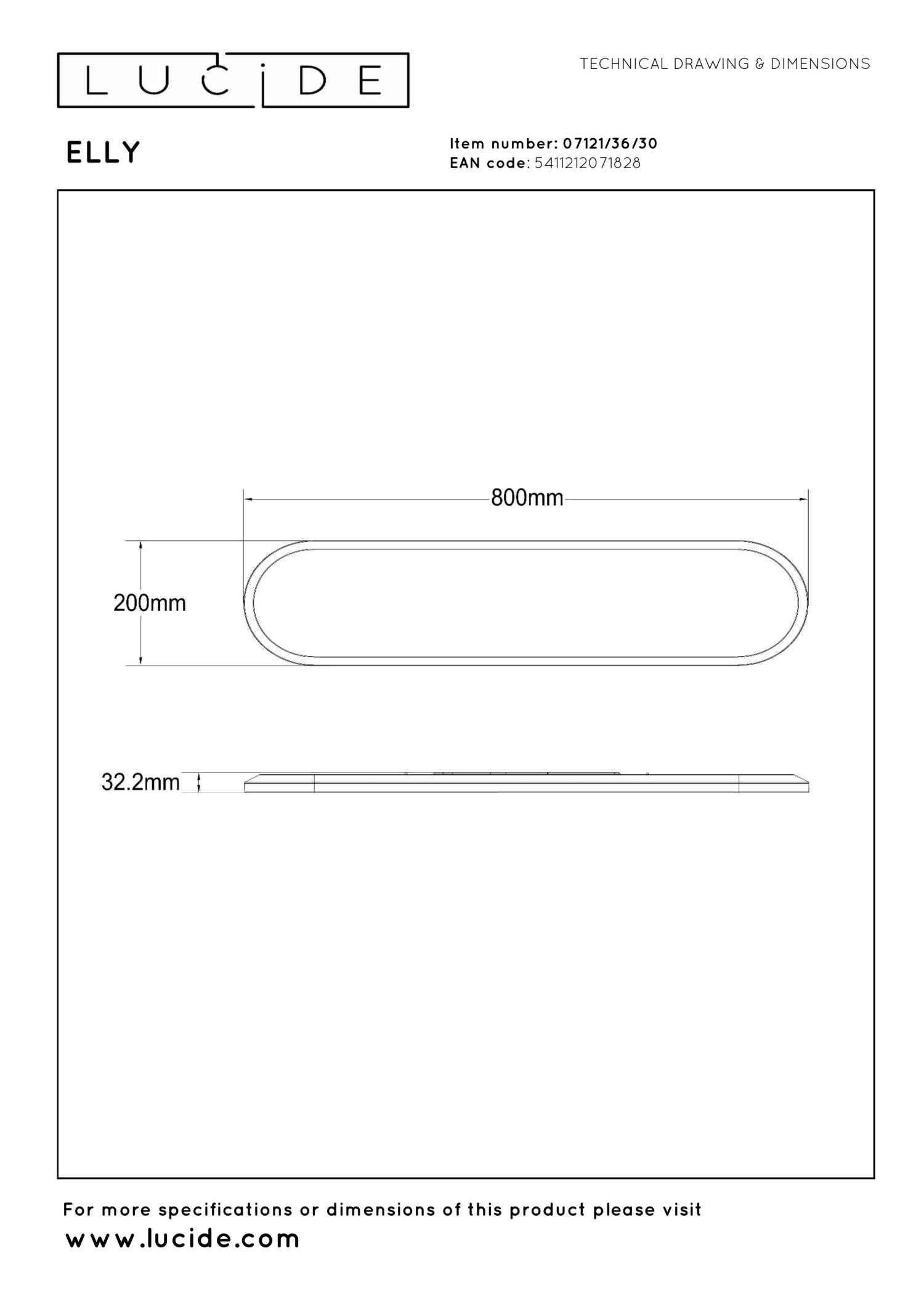 ELLY - Plafonnier - LED Var. - CCT - 1x36W 2700K/4000K - Opale | Essential