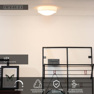 LEX - Ceiling light - Ø 25 cm - 1xE27 - White