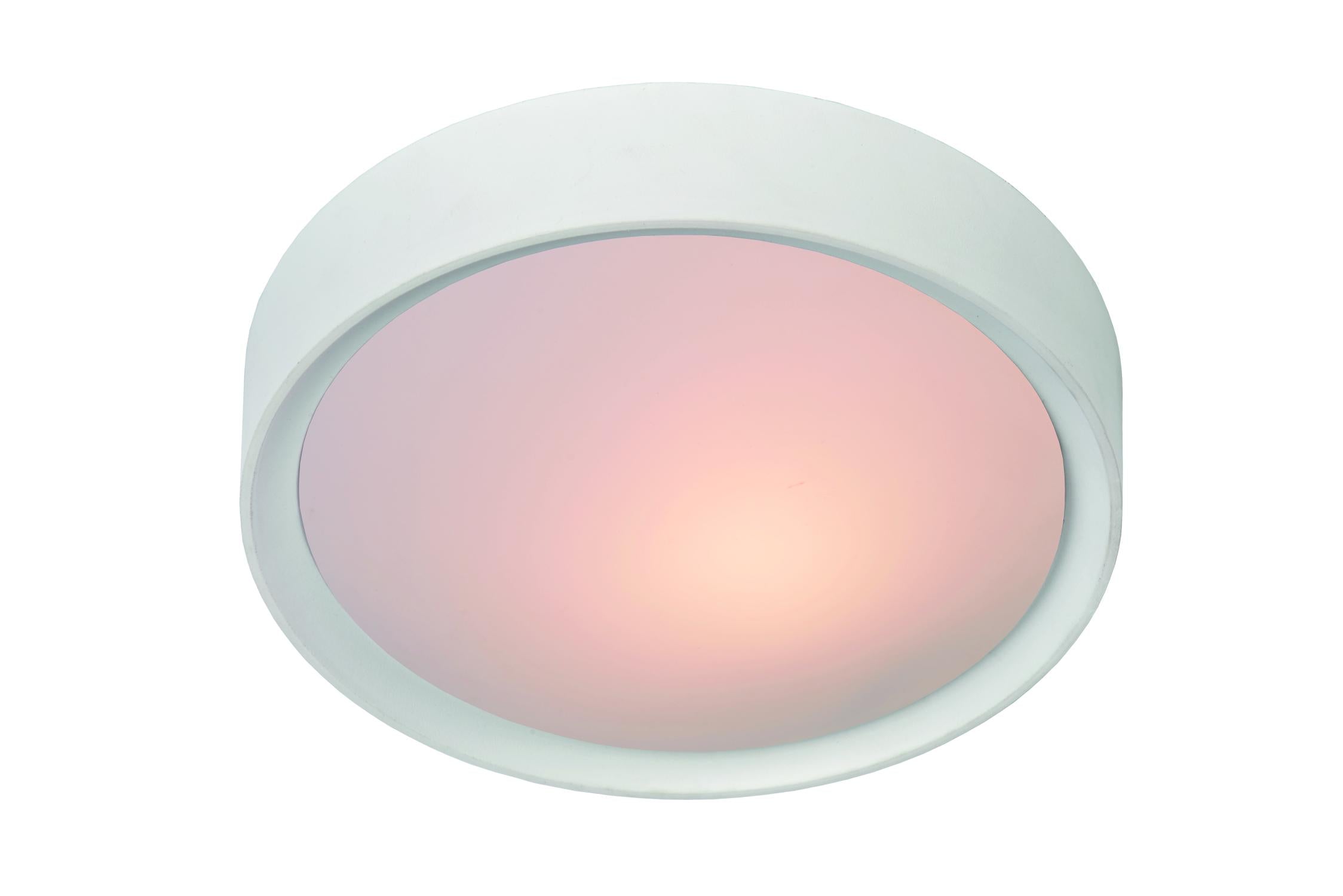 LEX - Plafonnière - Ø 33 cm - 2xE27 - Wit