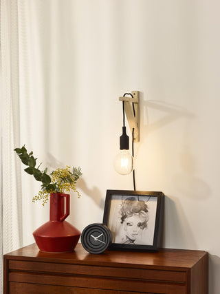 FIX - Wandlamp - 1xE27 - Zwart
