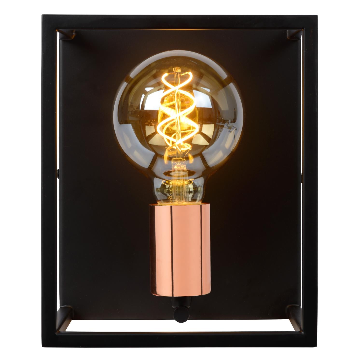 ARTHUR - Wandlamp - 1xE27 - Zwart