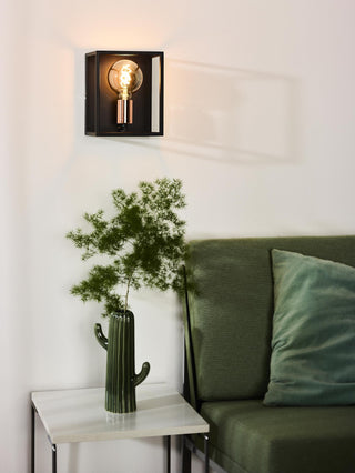 ARTHUR - Wandlamp - 1xE27 - Zwart