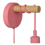 POLA - Wandlamp Kinderkamer - Ø 12 cm - 1xE27 - Roze