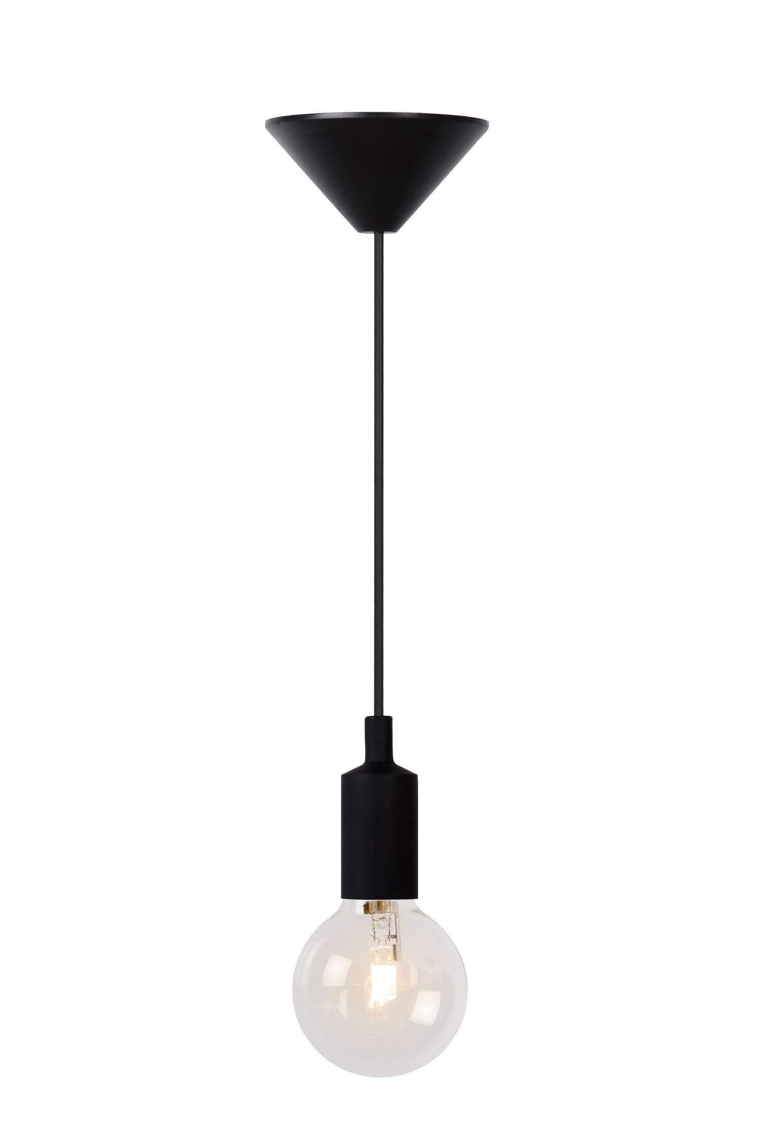 FIX - Suspension - Ø 10 cm - 1xE27 - Noir