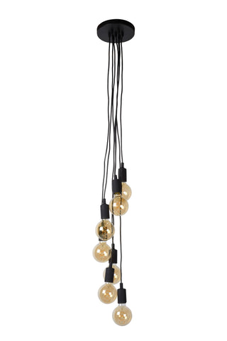 FIX - Suspension - 7xE27 - Noir