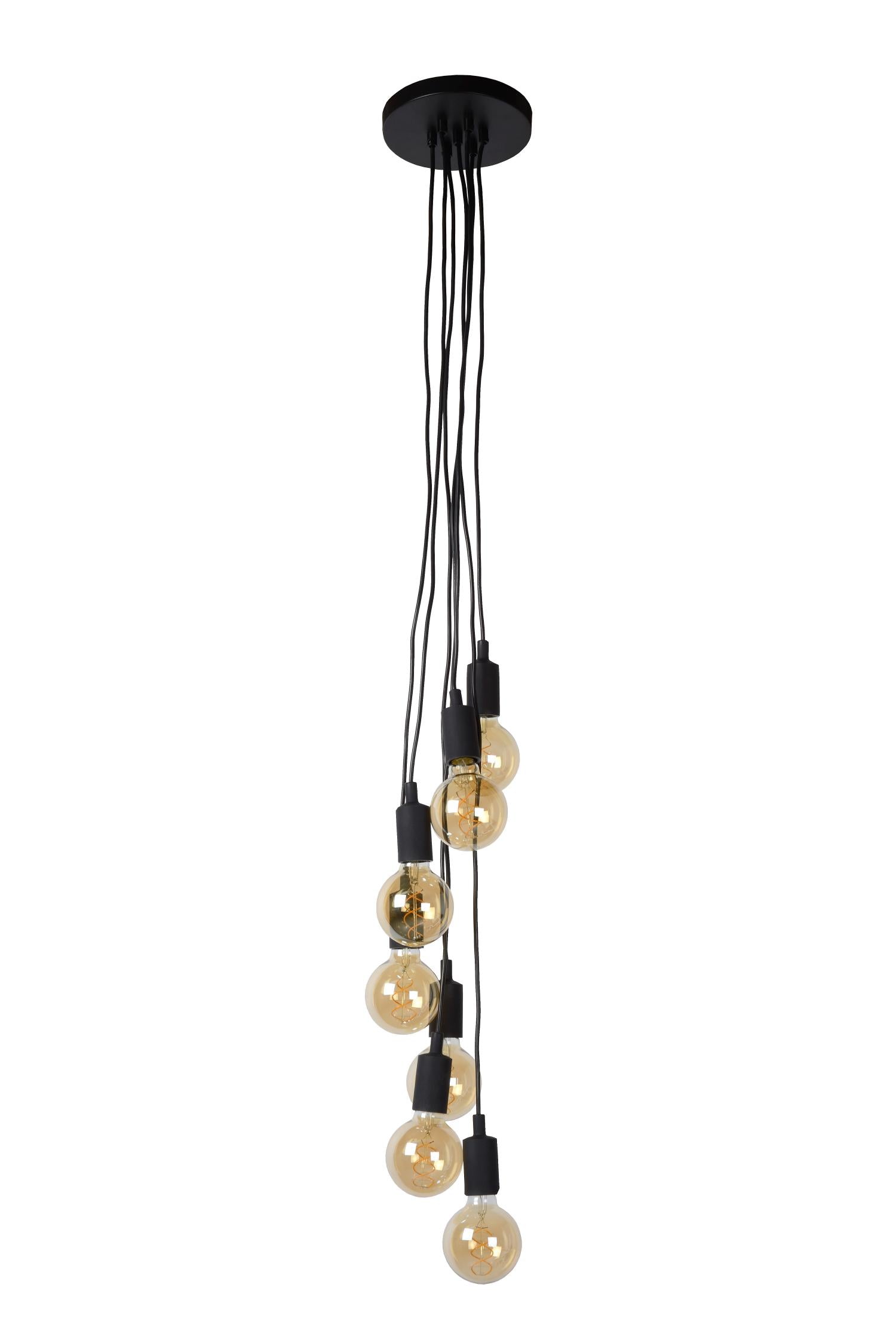 FIX - Suspension - 7xE27 - Noir