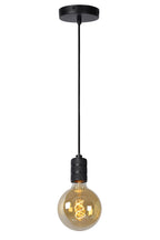 JOVA - Hanglamp - Ø 10 cm - 1xE27 - Zwart