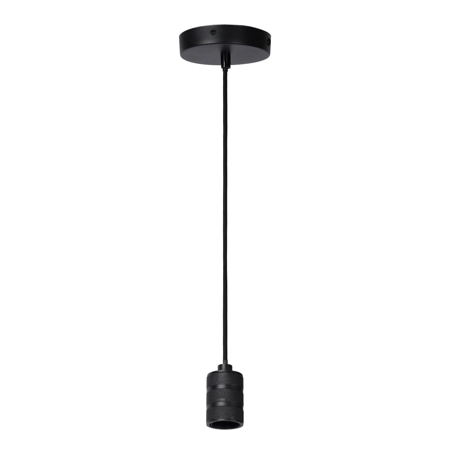 JOVA - Hanglamp - Ø 10 cm - 1xE27 - Zwart