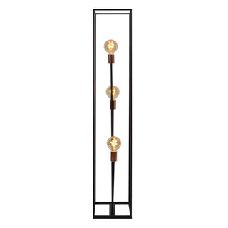 ARTHUR - Vloerlamp - 3xE27 - Zwart
