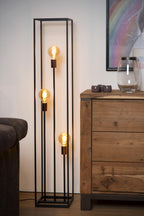 ARTHUR - Vloerlamp - 3xE27 - Zwart