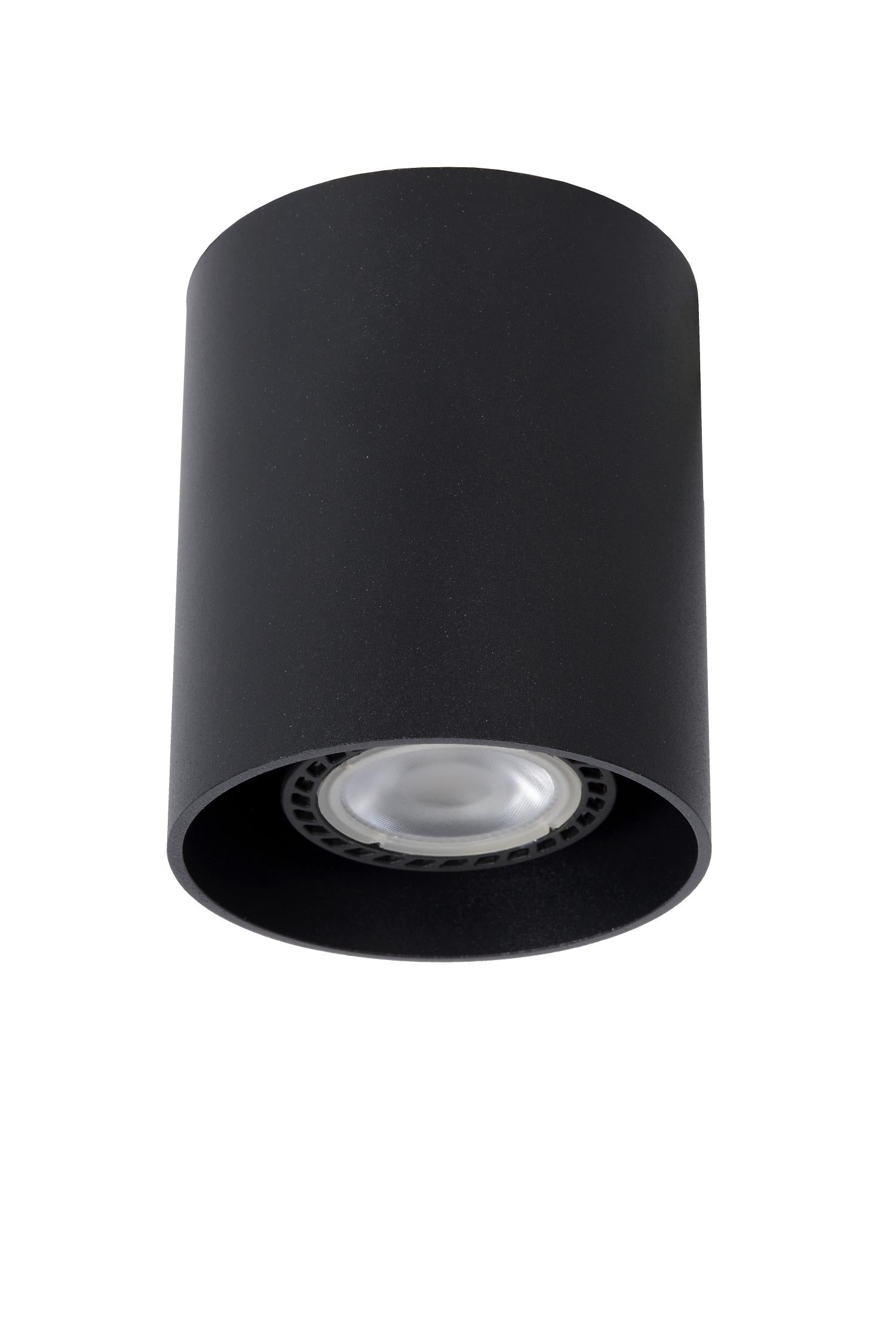 BODI - Spot plafonnier - Ø 8 cm - 1xGU10 - Noir