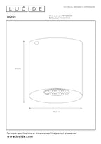 BODI - Spot plafonnier - Ø 8 cm - 1xGU10 - Noir