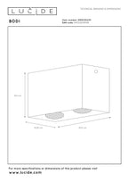 BODI - Spot plafonnier - 2xGU10 - Blanc