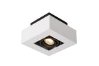 XIRAX - Plafondspot - LED Dim to warm - GU10 - 1x5W 2200K/3000K - Wit