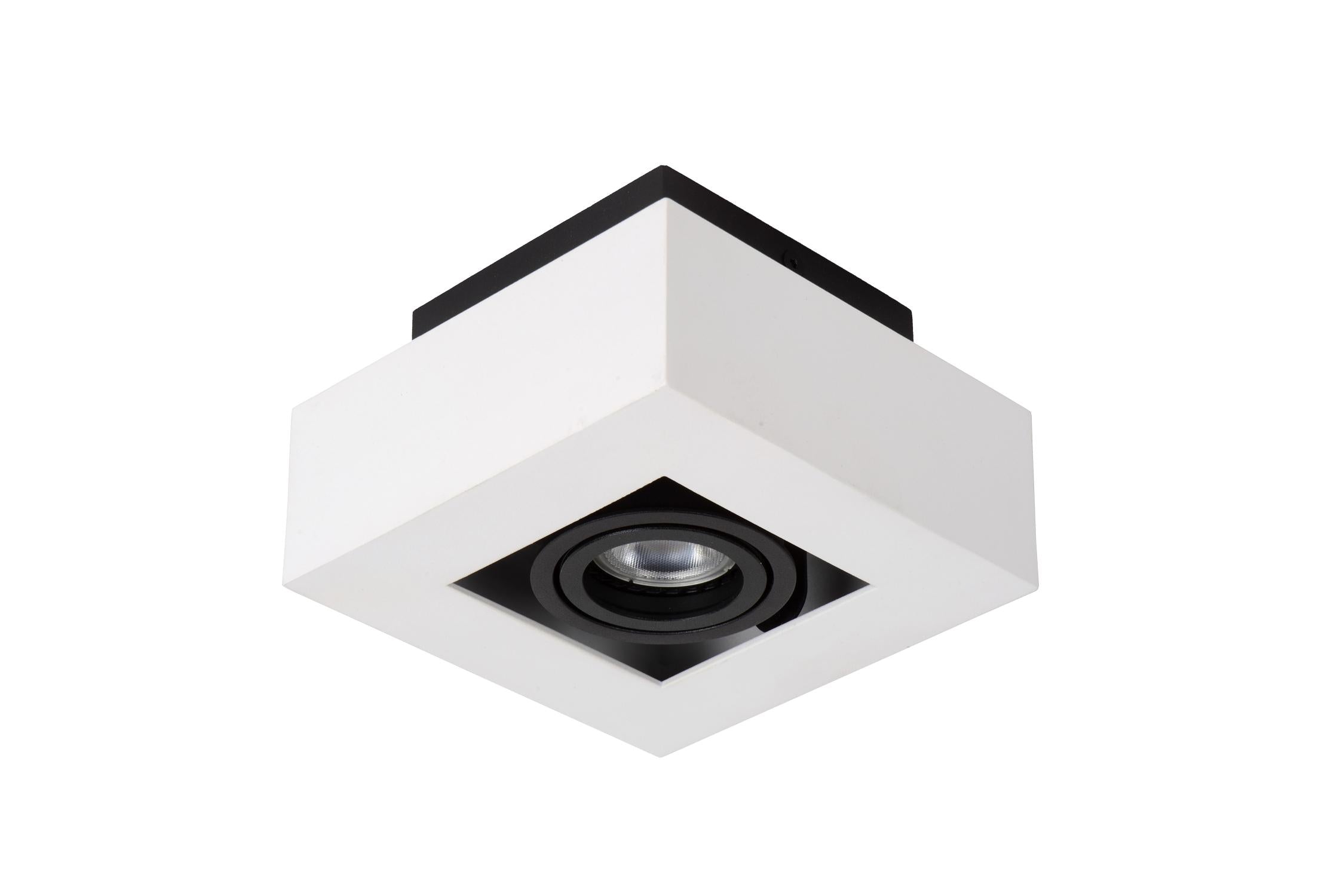 XIRAX - Plafondspot - LED Dim to warm - GU10 - 1x5W 2200K/3000K - Wit