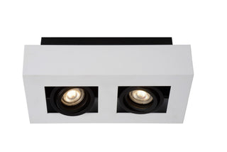 XIRAX - Ceiling spot - LED Dim to warm - GU10 - 2x5W 2200K/3000K - White