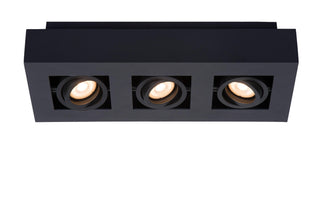 XIRAX - Ceiling spot - LED Dim to warm - GU10 - 3x5W 2200K/3000K - Black