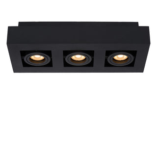 XIRAX - Ceiling spot - LED Dim to warm - GU10 - 3x5W 2200K/3000K - Black