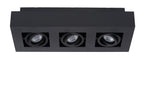 XIRAX - Ceiling spot - LED Dim to warm - GU10 - 3x5W 2200K/3000K - Black
