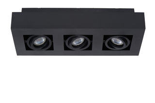 XIRAX - Ceiling spot - LED Dim to warm - GU10 - 3x5W 2200K/3000K - Black