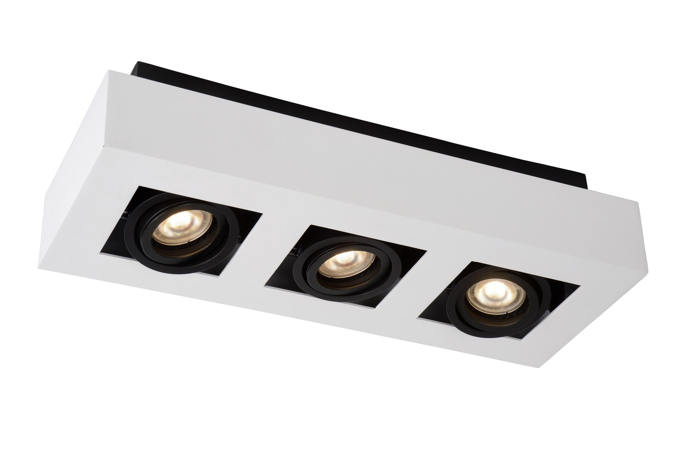 XIRAX - Ceiling spot - LED Dim to warm - GU10 - 3x5W 2200K/3000K - White
