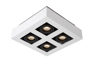 XIRAX - Ceiling spot - LED Dim to warm - GU10 - 4x5W 2200K/3000K - White