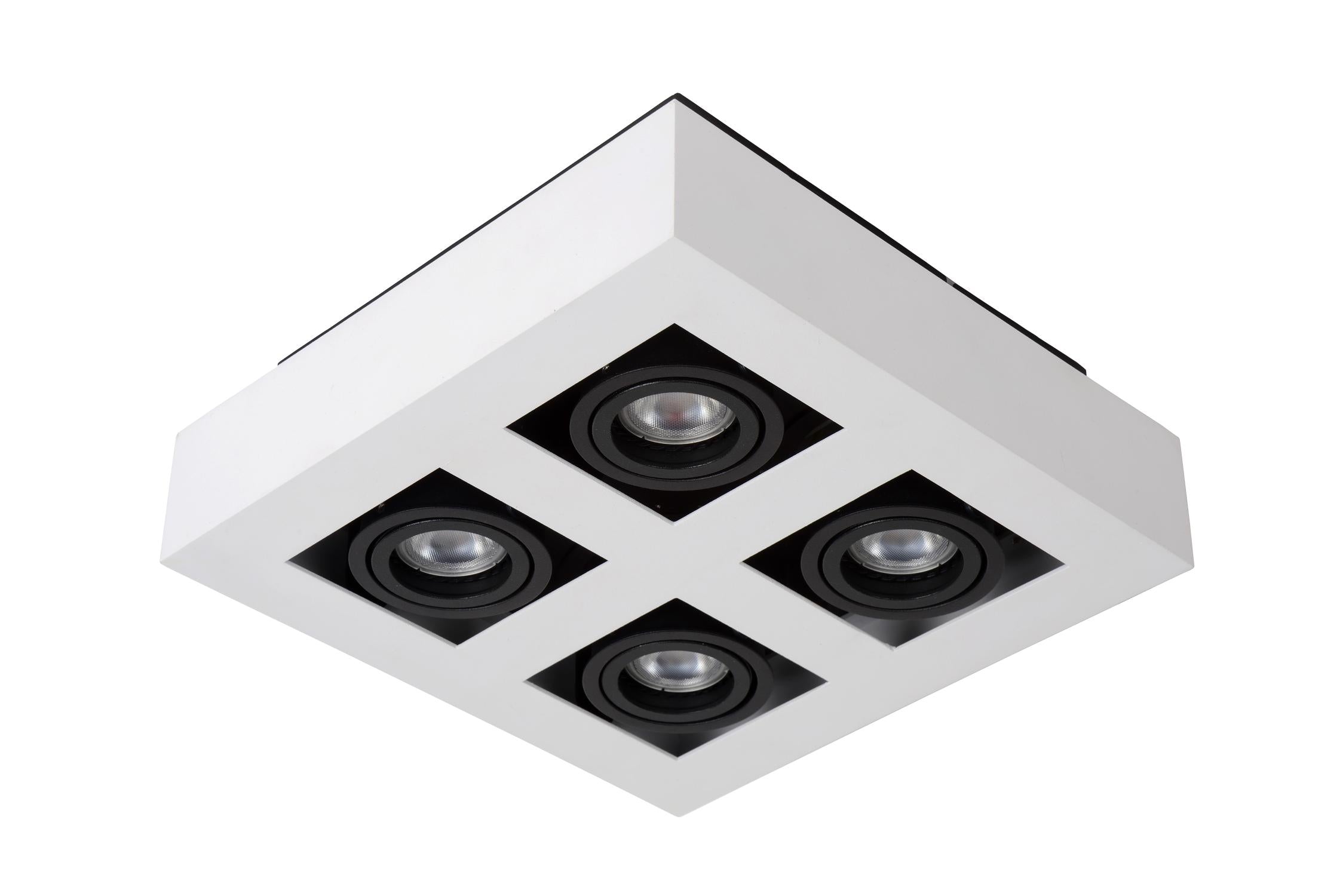 XIRAX - Ceiling spot - LED Dim to warm - GU10 - 4x5W 2200K/3000K - White