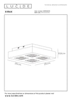 XIRAX - Ceiling spot - LED Dim to warm - GU10 - 4x5W 2200K/3000K - White