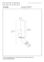 OTIMO - Wandspot / Wandlamp - 2xGU10 - Koffie | Essential