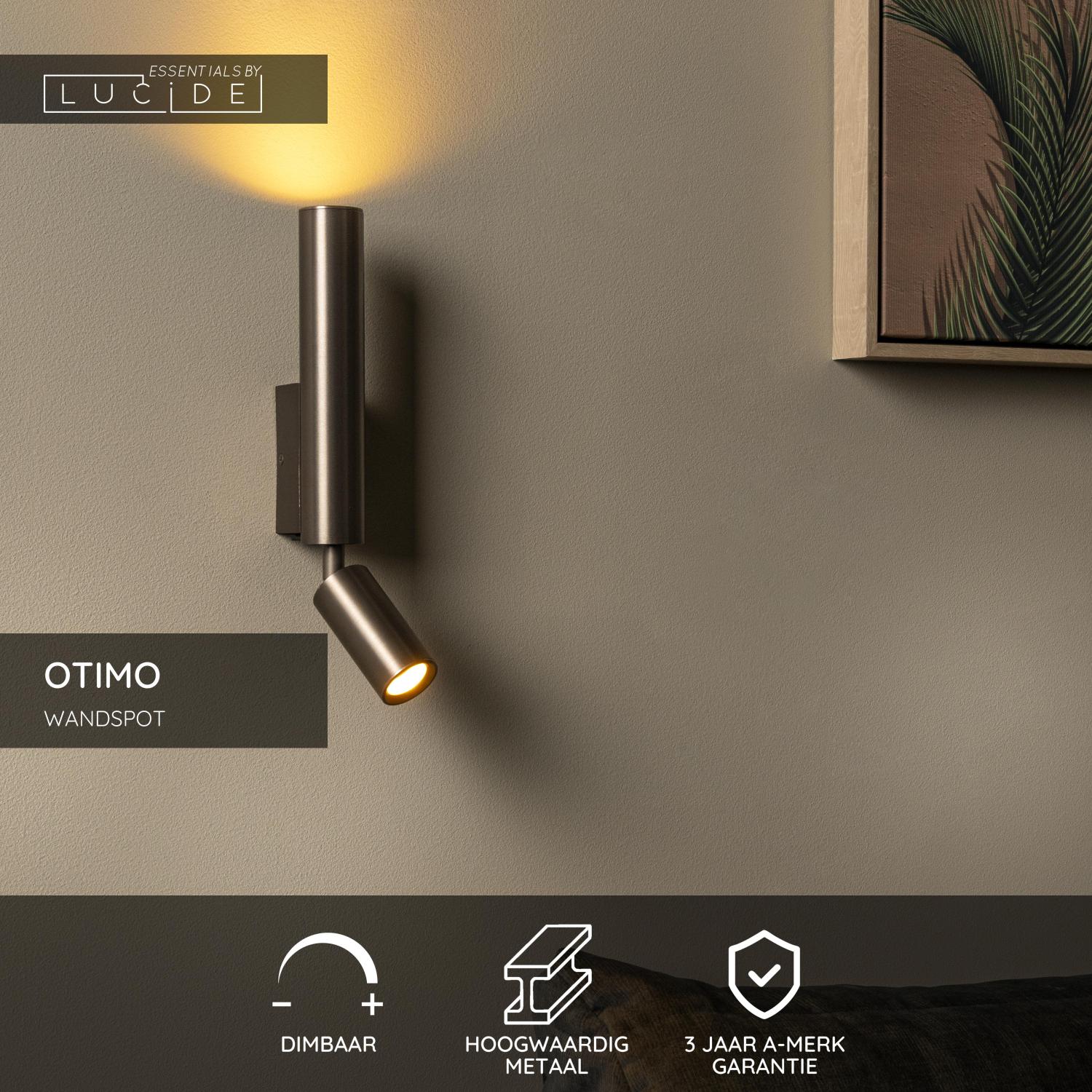 OTIMO - Wandspot / Wandlamp - 2xGU10 - Koffie | Essential