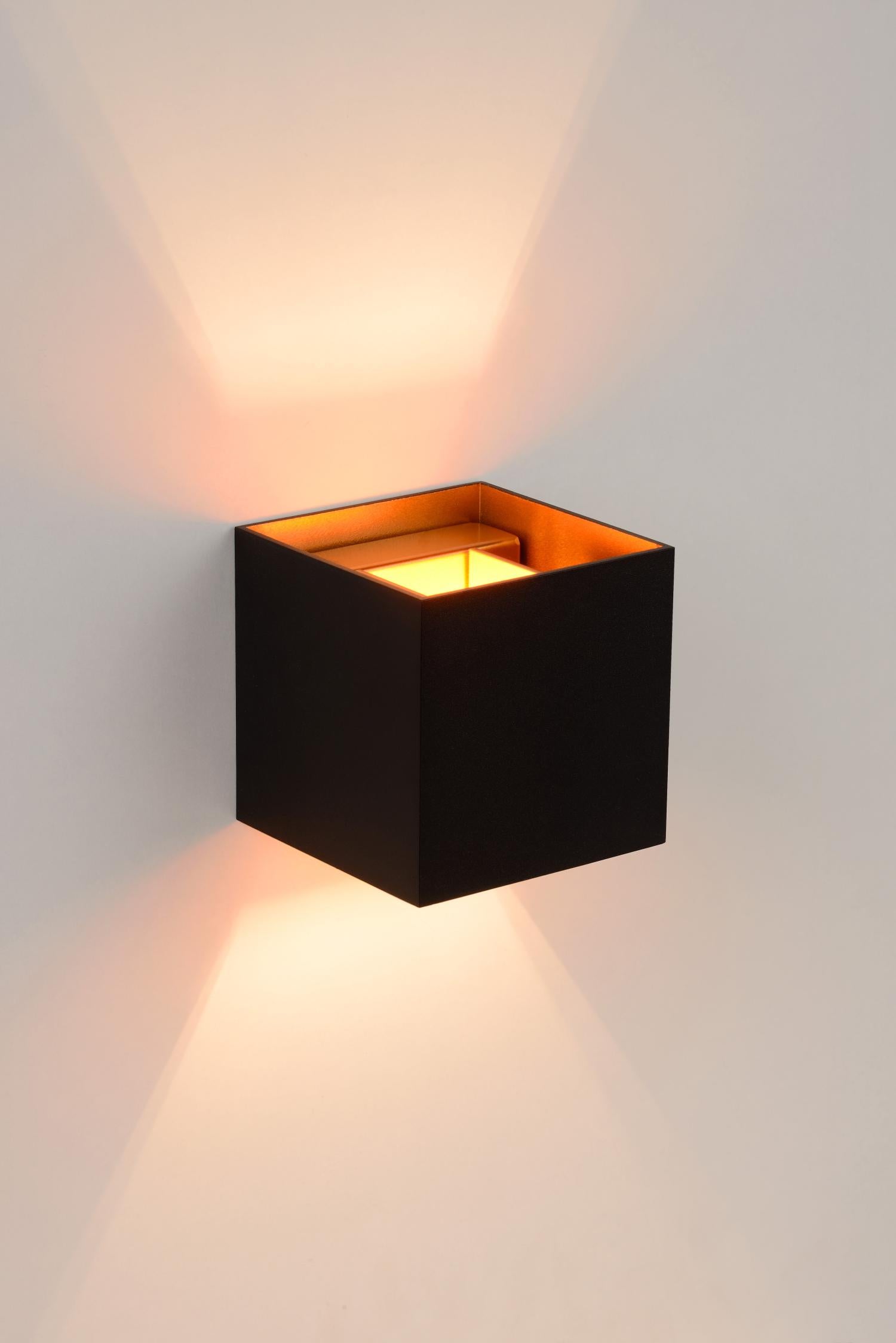 XIO - Wandlamp - LED Dimb. - G9 - 1x4W 2700K - Verstelbare stralingshoek - Zwart