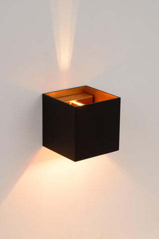 XIO - Wandlamp - LED Dimb. - G9 - 1x4W 2700K - Verstelbare stralingshoek - Zwart