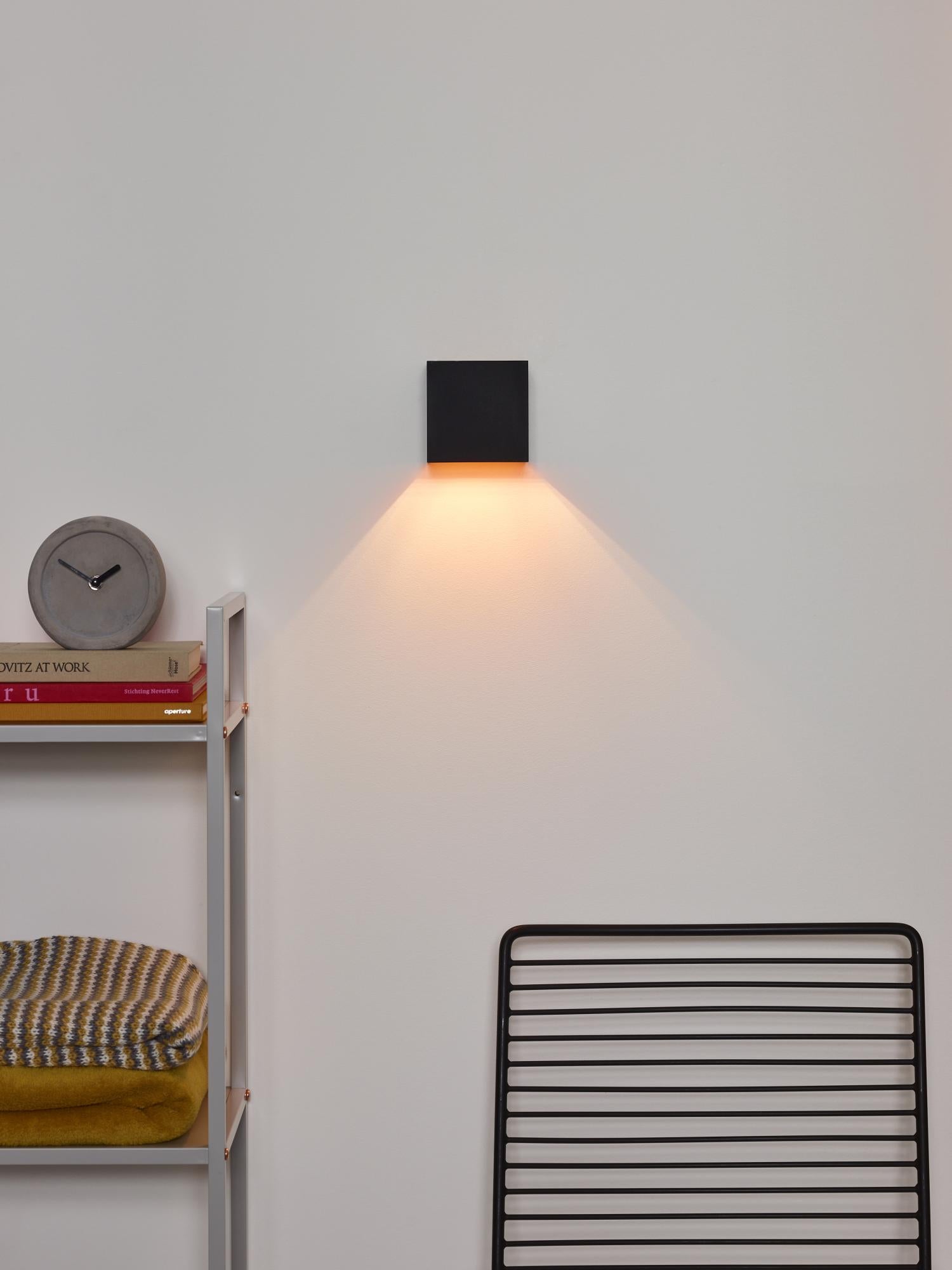 XIO - Wandlamp - LED Dimb. - G9 - 1x4W 2700K - Verstelbare stralingshoek - Zwart