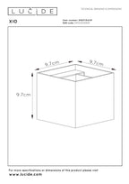 XIO - Wandlamp - LED Dimb. - G9 - 1x4W 2700K - Verstelbare stralingshoek - Wit
