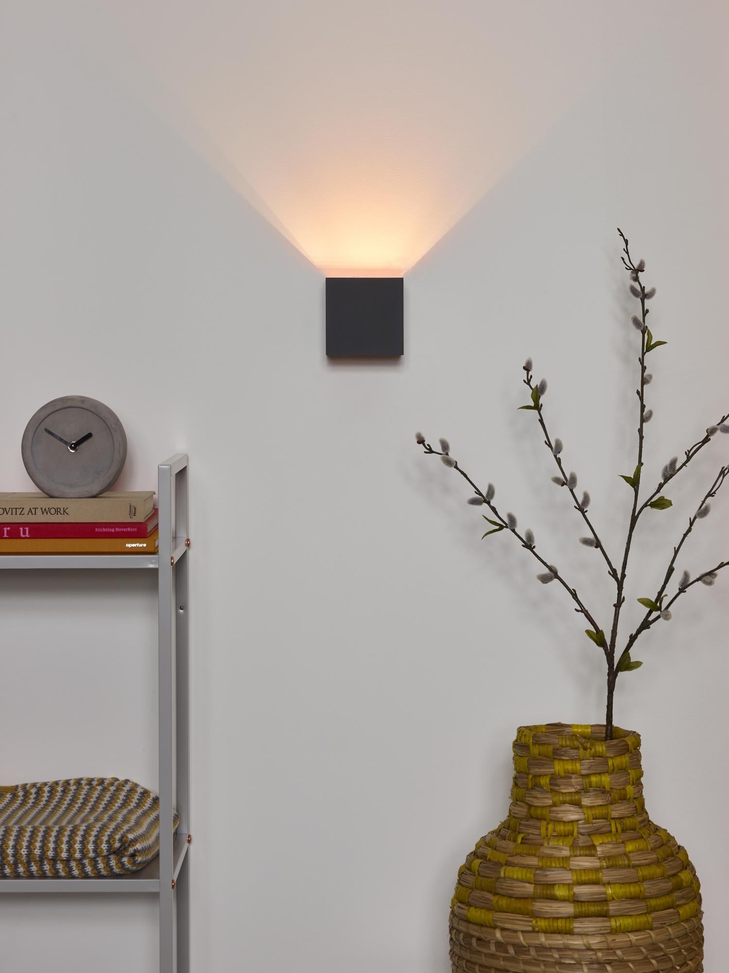 XIO - Wandlamp - LED Dimb. - G9 - 1x4W 2700K - Verstelbare stralingshoek - Grijs