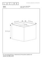XIO - Wandlamp - LED Dimb. - G9 - 1x4W 2700K - Verstelbare stralingshoek - Grijs